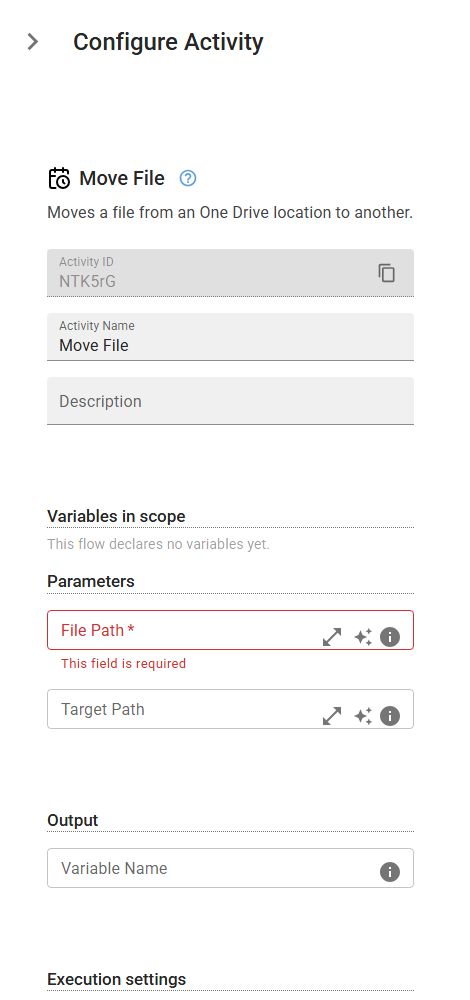The MoveFile activity in the designer