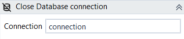 Close Database connection designer