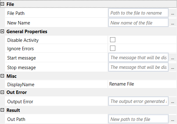 Rename file properties