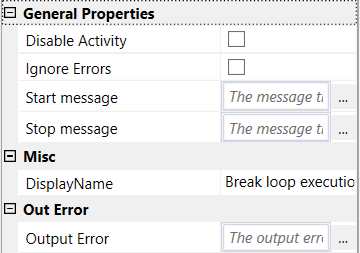 Break properties