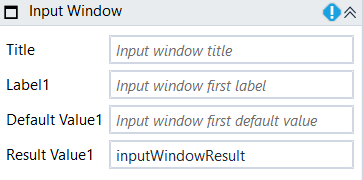 Input window designer