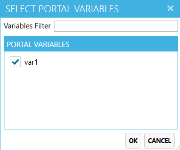 Select portal variables