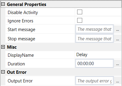 Terminate Workflow Properties