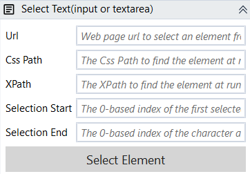 Select Text Designer