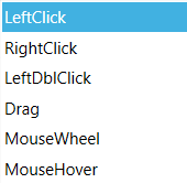 Rinkt mouse task types