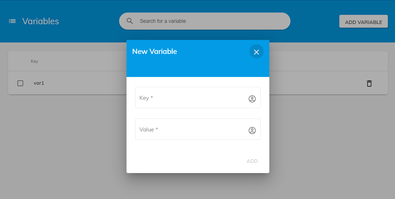 Rinkt portal dashboard